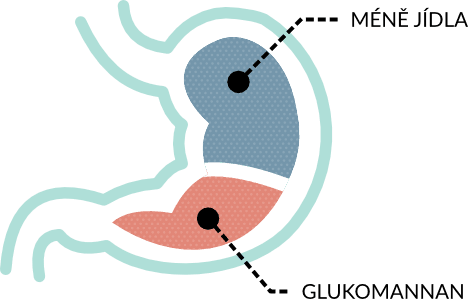 Image showing effect with glukomanan